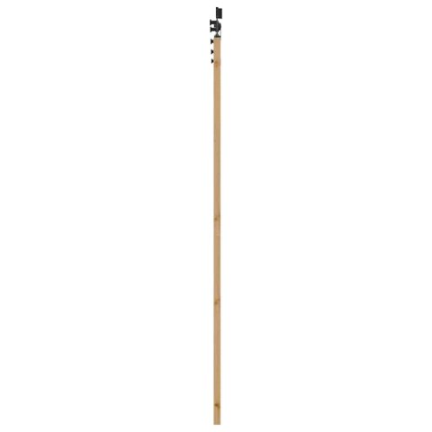 Drzwi przesuwne ORKDAL Naturalny i czarny 93 x 211 cm