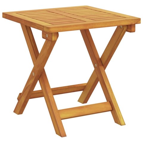 Leżak 2 pcs Czerwony Lite Drewno Akacji