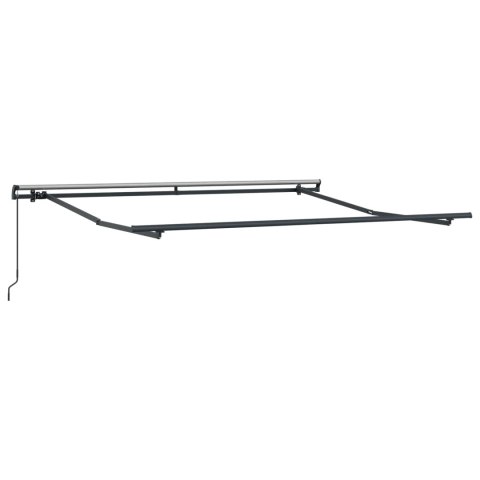 Markiza wysuwana Czarny 350 x 250 cm Poliester i aluminium