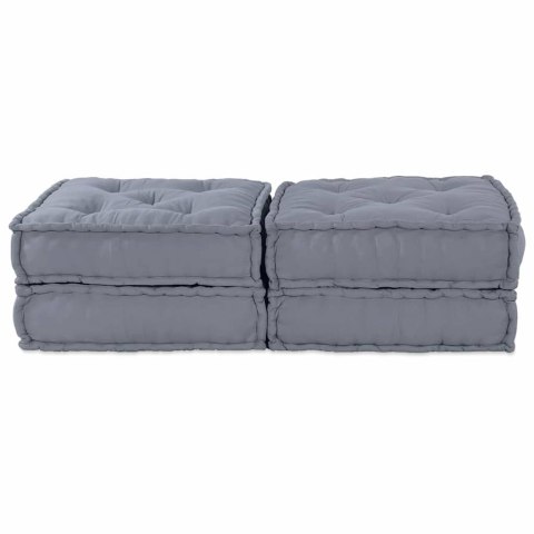 Modularna jednostka sofy 2 pcs Szary 140 x 70 x 36 cm tkanina