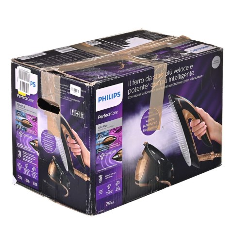 Żelazko z generatorem pary Philips GC9682/80 (2800W; kolor czarny) (WYPRZEDAŻ) (OUTLET)