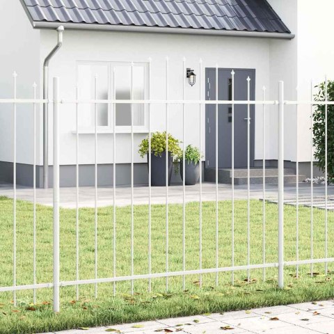 Ogrodzenie Ogrodowe 4 pcs Biały 170 x 165 cm