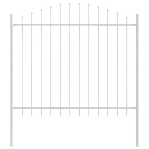 Ogrodzenie Ogrodowe 4 pcs Biały 170 x 165 cm