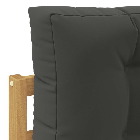 2 pcs Zestaw sof na zewnątrz Poliester Biały