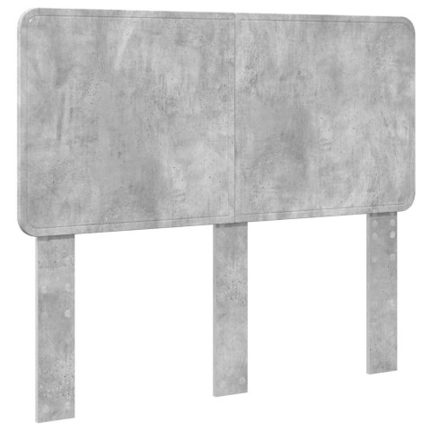 Ramka łóżka Betonowy szary 120 x 190 cm Materiał drewnopochodny