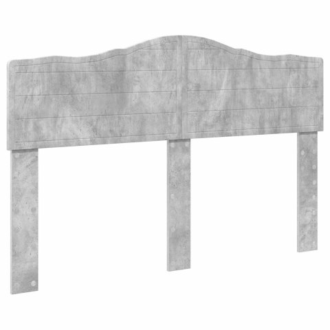 Ramka łóżka Betonowy szary 150 x 200 cm Materiał drewnopochodny