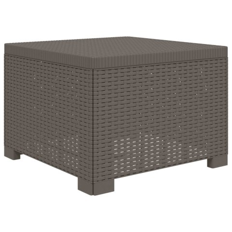 5-osobowa sofa ogrodowa z poduszkami w stylu rattanowym PP