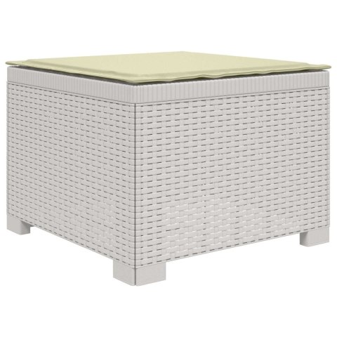 Sofa ogrodowa dla 4 osób z poduszkami w stylu rattanowym PP