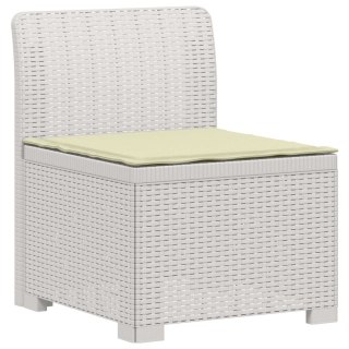 VidaXL 5-osobowa sofa ogrodowa z poduszkami w stylu rattanowym PP