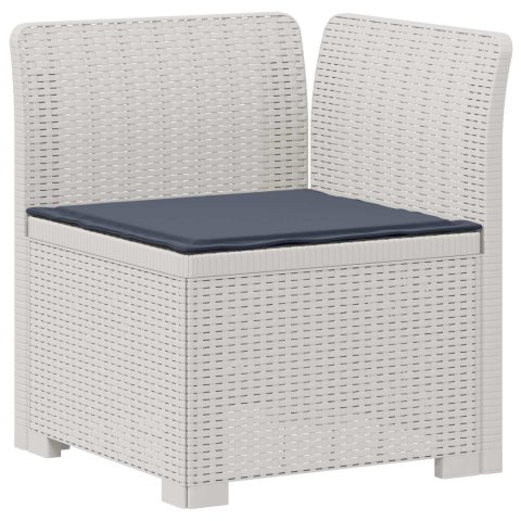 5-osobowa sofa ogrodowa z poduszkami w stylu rattanowym PP