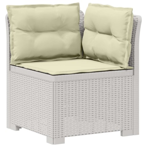 5-osobowa sofa ogrodowa z poduszkami w stylu rattanowym PP