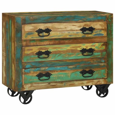 Bufet Brązowy 80 x 30 x 65 cm Lite Drewno Recyklingowe
