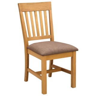 VidaXL Krzesło jadalniane 2 pcs Dąb lite Szary 45 x 59 x 92 cm