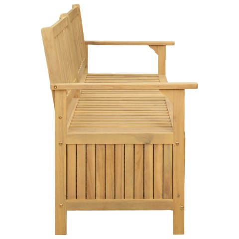 Ławka z miejscem do przechowywania 2 -Seater 148 x 63 x 84 cm