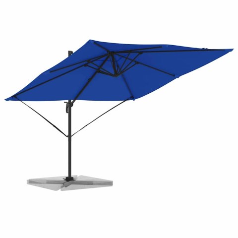 Parasol Roma Niebieski 286 x 284 x 265 cm Aluminium i Poliester