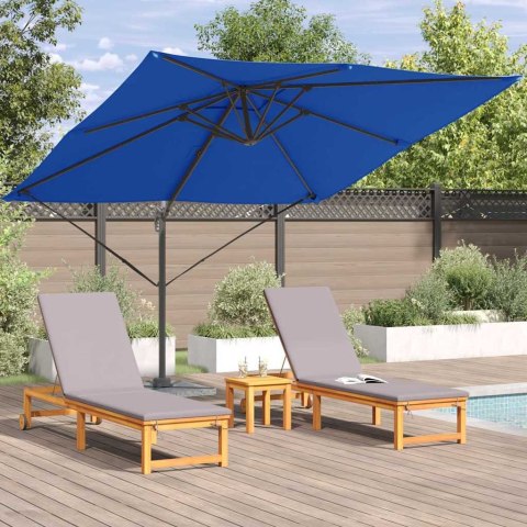 Parasol Roma Niebieski 286 x 284 x 265 cm Aluminium i Poliester