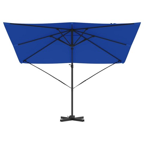 Parasol Roma Niebieski 286 x 284 x 265 cm Aluminium i Poliester