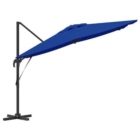 Parasol Roma Niebieski 286 x 284 x 265 cm Aluminium i Poliester