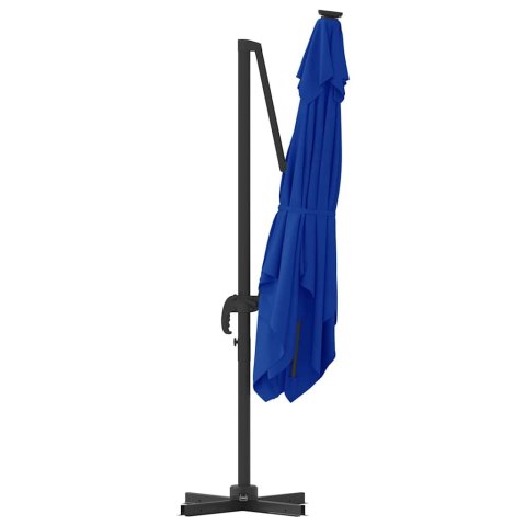 Parasol Roma Niebieski 286 x 284 x 265 cm Aluminium i Poliester