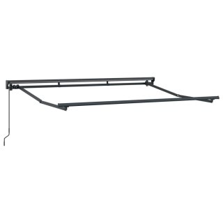 Rama manualnej markizy Z regulacją Antracyt 3,5 x 2 m Stal