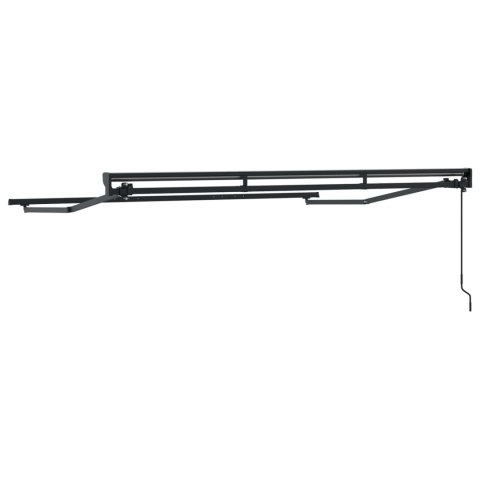 Rama manualnej markizy Z regulacją Antracyt 3,5 x 2 m Stal