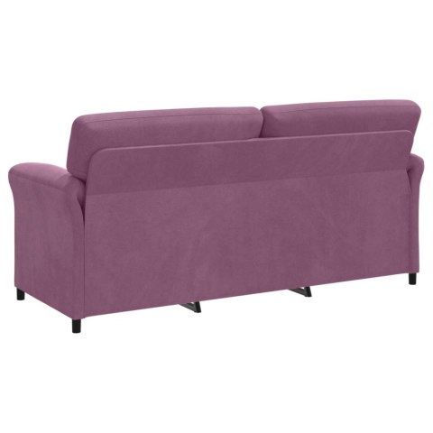 Sofa 3-osobowa Fioletowy 198 x 83 x 95 cm Welur