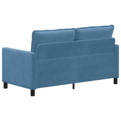 Sofa niebieski 156 x 81 x 87,5 cm tkanina