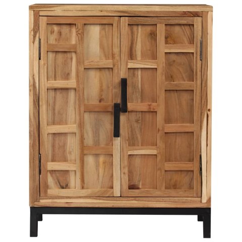 Szafka z drewna akacjowego, 60 x 35 x 76 cm, brązowa
