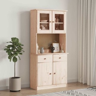 VidaXL Kredens ALTA, 77x35x165 cm, lite drewno sosnowe