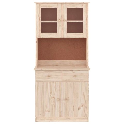 Kredens ALTA, 77x35x165 cm, lite drewno sosnowe