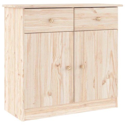 Kredens ALTA, 77x35x165 cm, lite drewno sosnowe