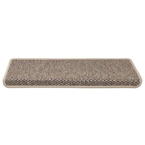 Maty na schody samoprzylepne sizal-look 30 szt. 65x21x4 cm