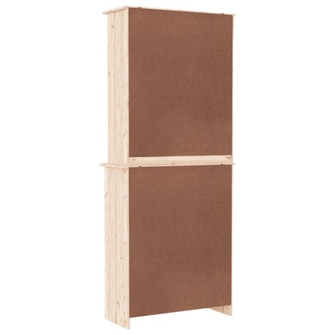 Kredens ALTA, 77x35x188 cm, lite drewno sosnowe
