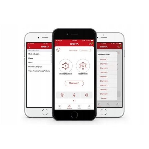Interkom motocyklowy Sena SPIDER RT1 na 2 Kaski Mesh Podwójny DUAL PACK