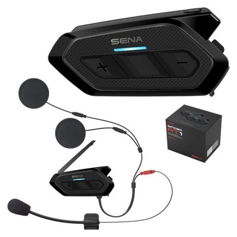 Interkom motocyklowy Sena SPIDER RT1 na 2 Kaski Mesh Podwójny DUAL PACK