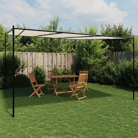 Altana, biała, 4x4 m, 180 g/m², tkanina i stal