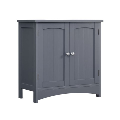 Szara szafka pod umywalkę MDF 60x30x60 cm do łazienki