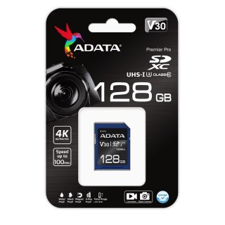 ADATA Premier Pro SDXC 128 GB Class 10 UHS-I/U3 V30