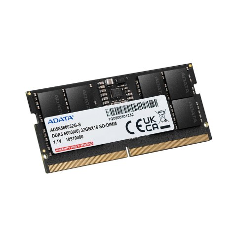 ADATA SODIMM DDR5 16 GB 5600 MHz CL46 AD5S560016G-S