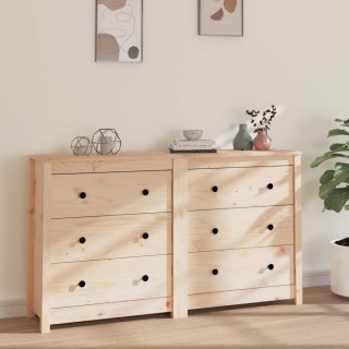 VidaXL Komoda, 140x35x80 cm, drewno sosnowe