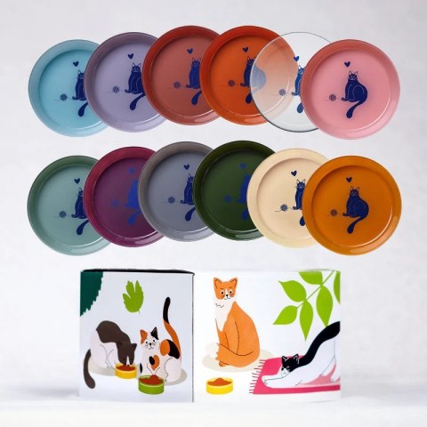 ANIMAL ISLAND kurczak z przepiórką 12x85g+talerzyk