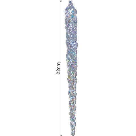 SOPLE LODU OPALIZUJĄCE DEKORACJA WISZĄCA 30 CM 4 SZT
