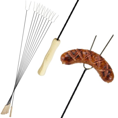 WIDELEC KIJ OGNISKOWY 130CM KOMPLET 10SZT