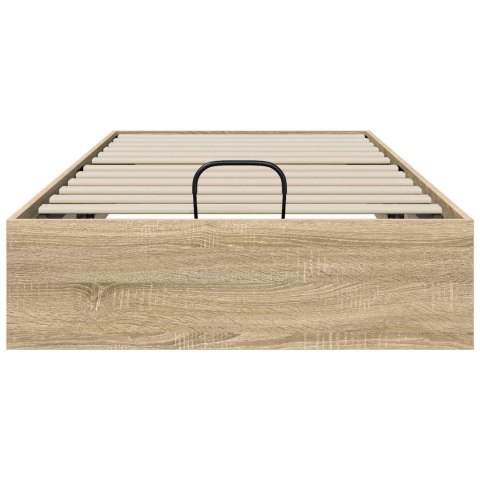 Łóżko otomanowe Dąb Sonoma 75,5 x 190 cm Drewno inżynieryjne