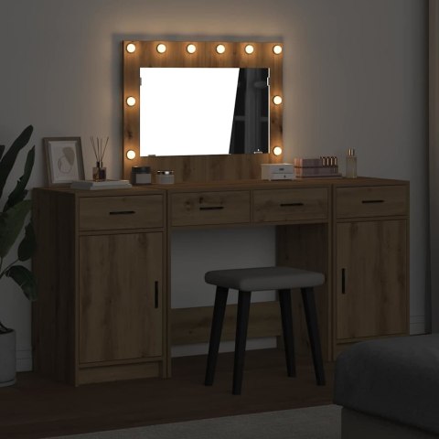 Toaletka 3 pcs Brązowy 78,5 x 41 x 135 cm