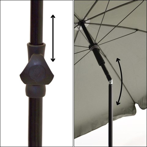 PARASOL OGRODOWY 185CM ZIELONY