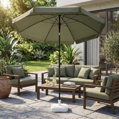 PARASOL OGRODOWY 185CM ZIELONY