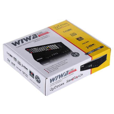 Tuner TV WIWA H.265 2790Z (DVB-T, HEVC/H.265, MPEG-4 AVC/H.264) (WYPRZEDAŻ)