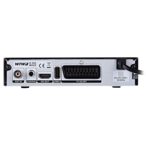 Tuner TV WIWA H.265 2790Z (DVB-T, HEVC/H.265, MPEG-4 AVC/H.264) (WYPRZEDAŻ)
