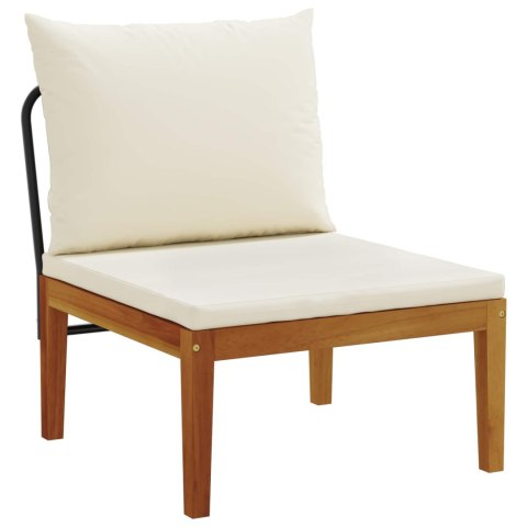 4 pcs Solidne drewno akacjowe i lina naturalny